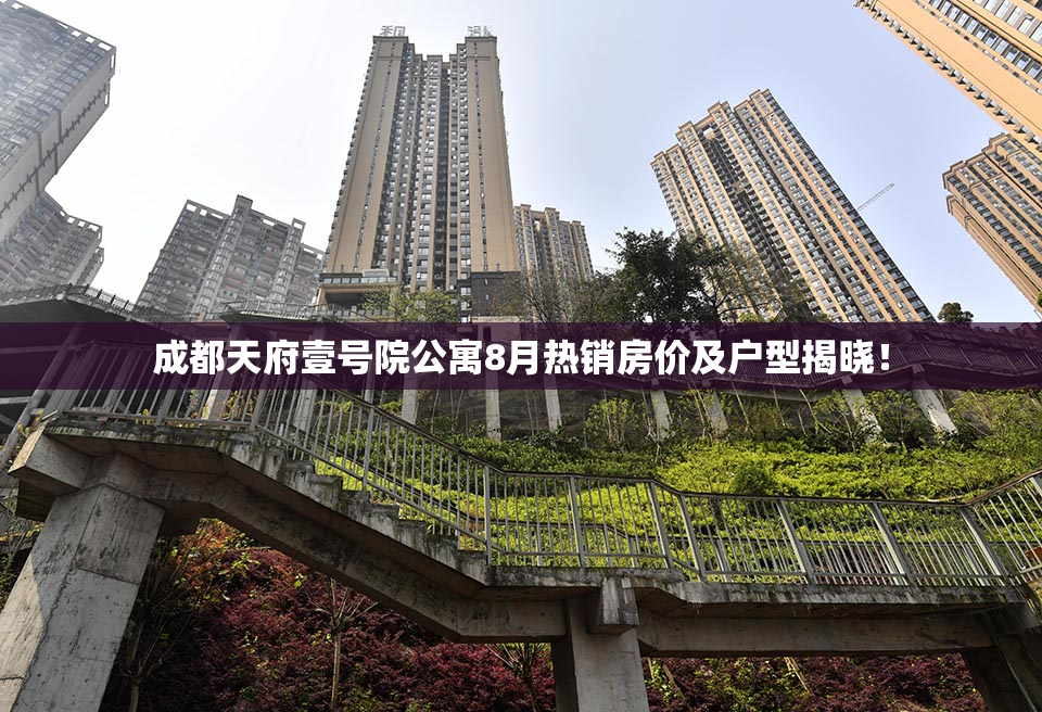 成都天府壹号院公寓8月热销房价及户型揭晓！