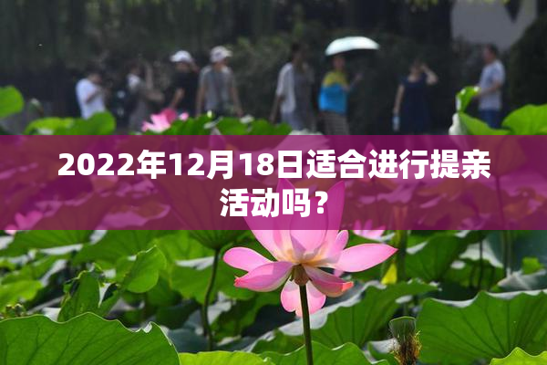 2022年12月18日适合进行提亲活动吗？