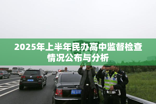 2025年上半年民办高中监督检查情况公布与分析