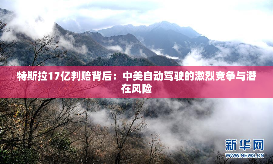 特斯拉17亿判赔背后：中美自动驾驶的激烈竞争与潜在风险