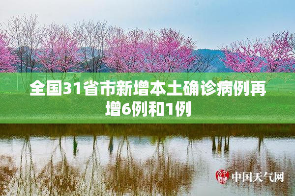 全国31省市新增本土确诊病例再增6例和1例