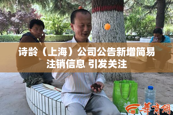 诗龄（上海）公司公告新增简易注销信息 引发关注
