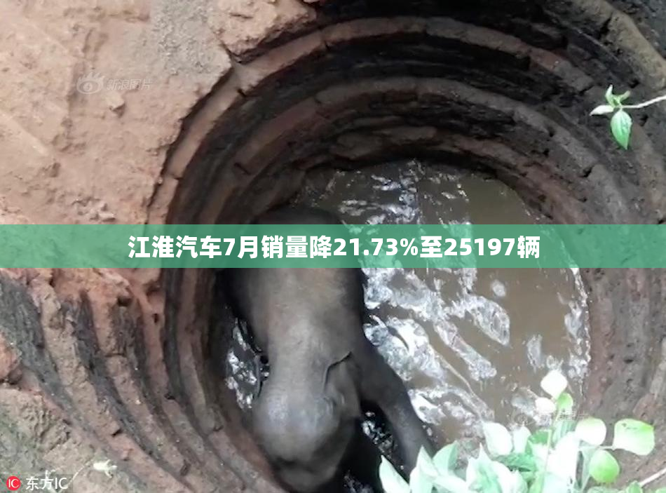 江淮汽车7月销量降21.73%至25197辆