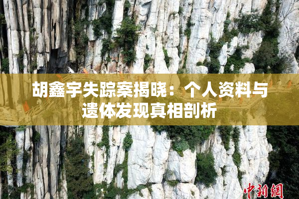 胡鑫宇失踪案揭晓：个人资料与遗体发现真相剖析