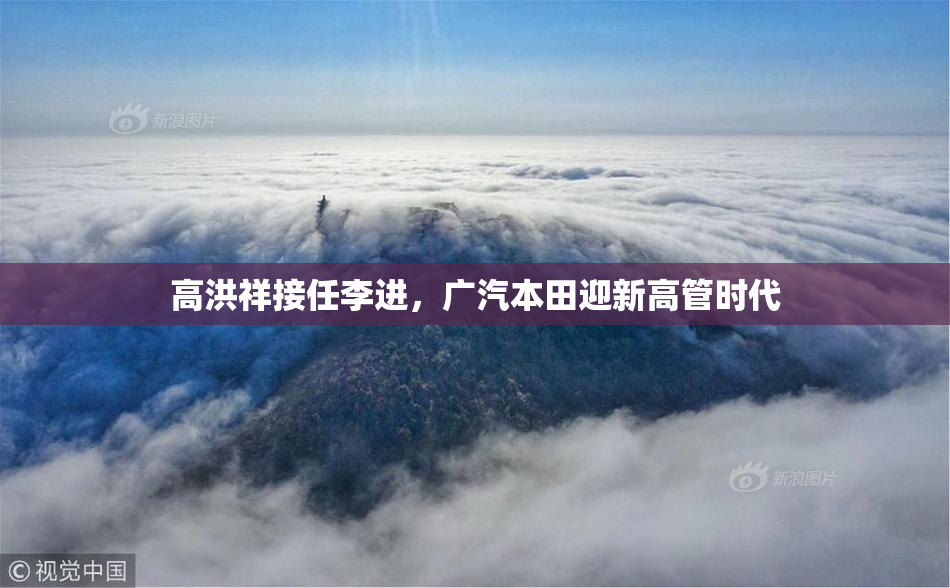 高洪祥接任李进，广汽本田迎新高管时代