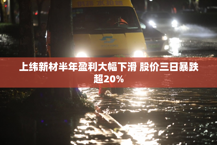 上纬新材半年盈利大幅下滑 股价三日暴跌超20%