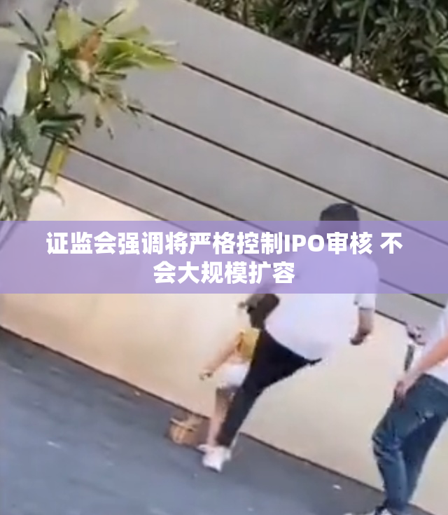 证监会强调将严格控制IPO审核 不会大规模扩容