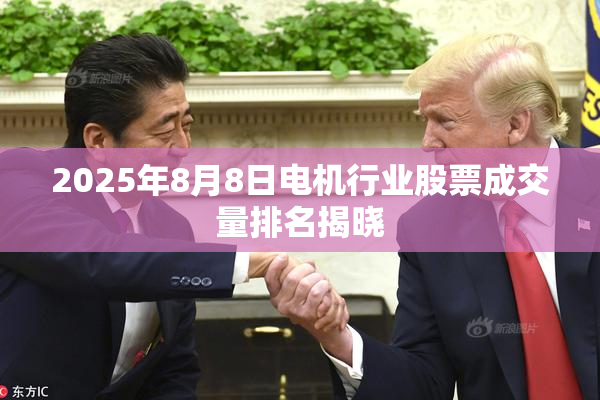 2025年8月8日电机行业股票成交量排名揭晓