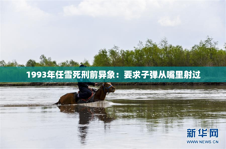 1993年任雪死刑前异象：要求子弹从嘴里射过