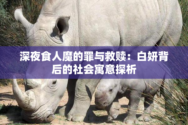 深夜食人魔的罪与救赎：白妍背后的社会寓意探析