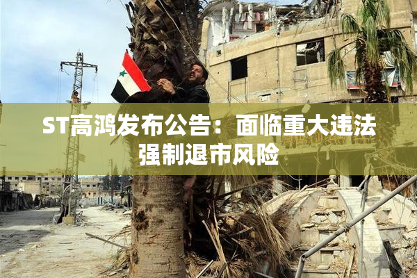ST高鸿发布公告：面临重大违法强制退市风险