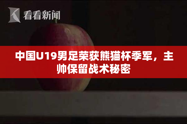中国U19男足荣获熊猫杯季军，主帅保留战术秘密