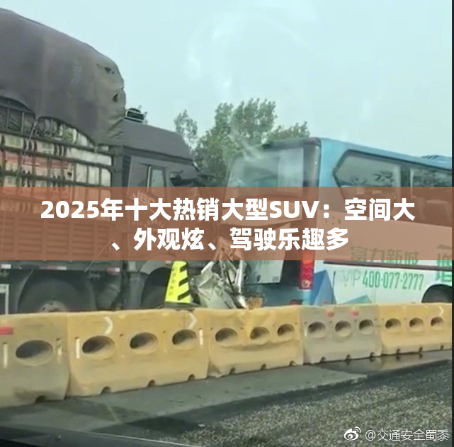 2025年十大热销大型SUV：空间大、外观炫、驾驶乐趣多