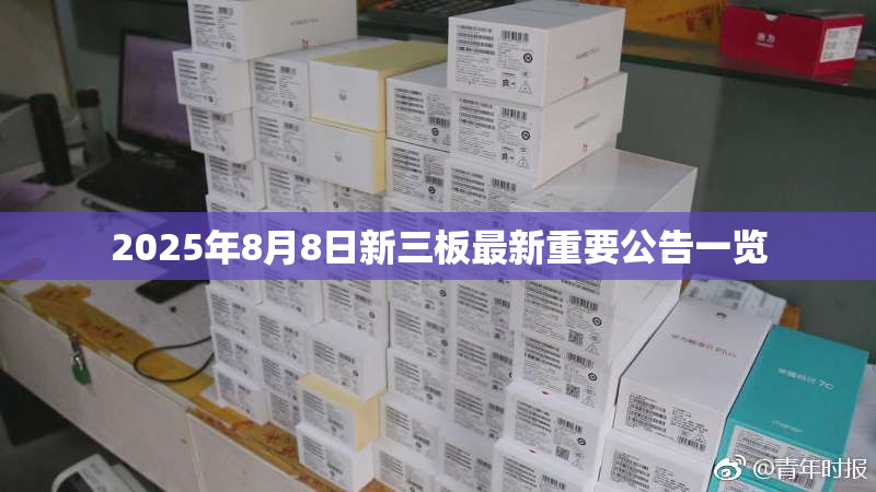 2025年8月8日新三板最新重要公告一览