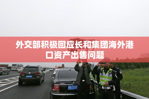 外交部积极回应长和集团海外港口资产出售问题