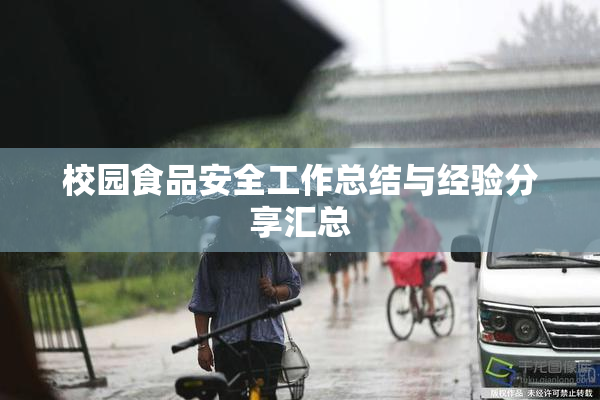 校园食品安全工作总结与经验分享汇总