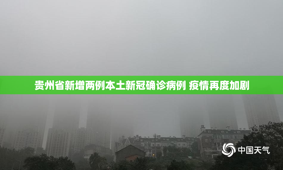 贵州省新增两例本土新冠确诊病例 疫情再度加剧